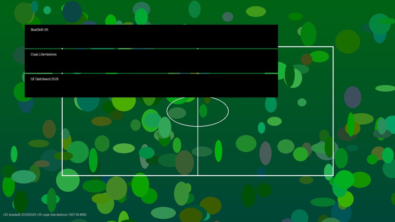 Dashboard Copa Libertadores 2026: Tứ kết 16-17/5 — Số liệu, ứng viên và dự báo thống kê Nam Mỹ