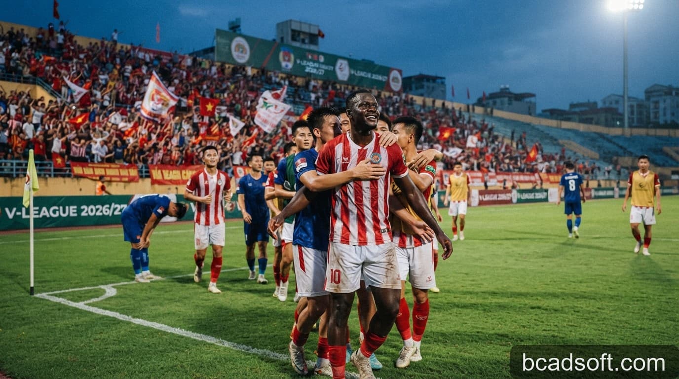 Phân tích dữ liệu V-League 2026/27: Hiệu ứng từ hạn ngạch 4 ngoại binh trong vòng đấu mở màn