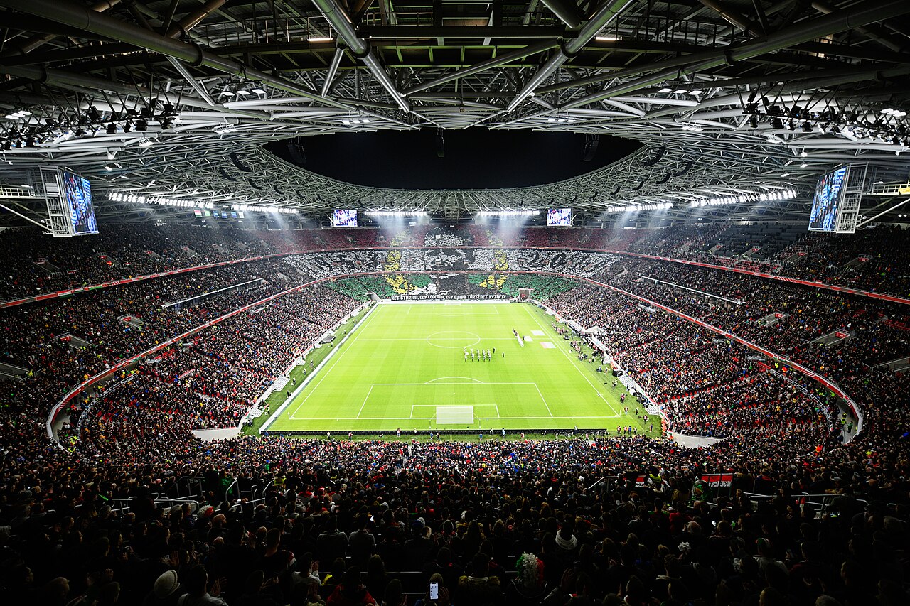 Puskás Aréna Budapest sân tổ chức chung kết Champions League 2026 PSG vs Arsenal
