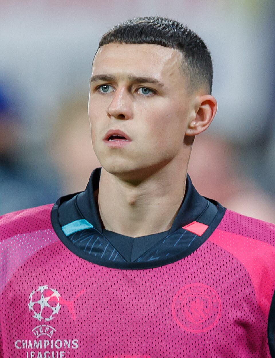 Phil Foden tiền vệ Manchester City chuẩn bị cho trận lượt về tại Bernabéu