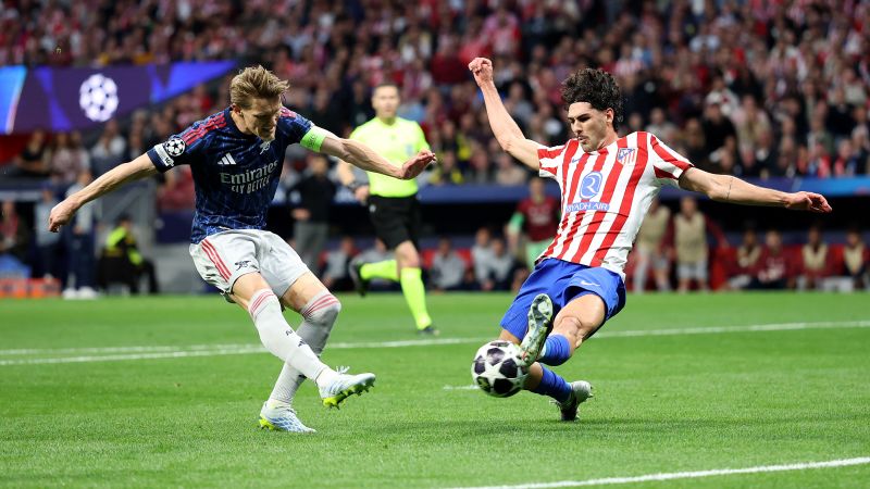 Arsenal Atletico Madrid luot ve ban ket Champions League Emirates
